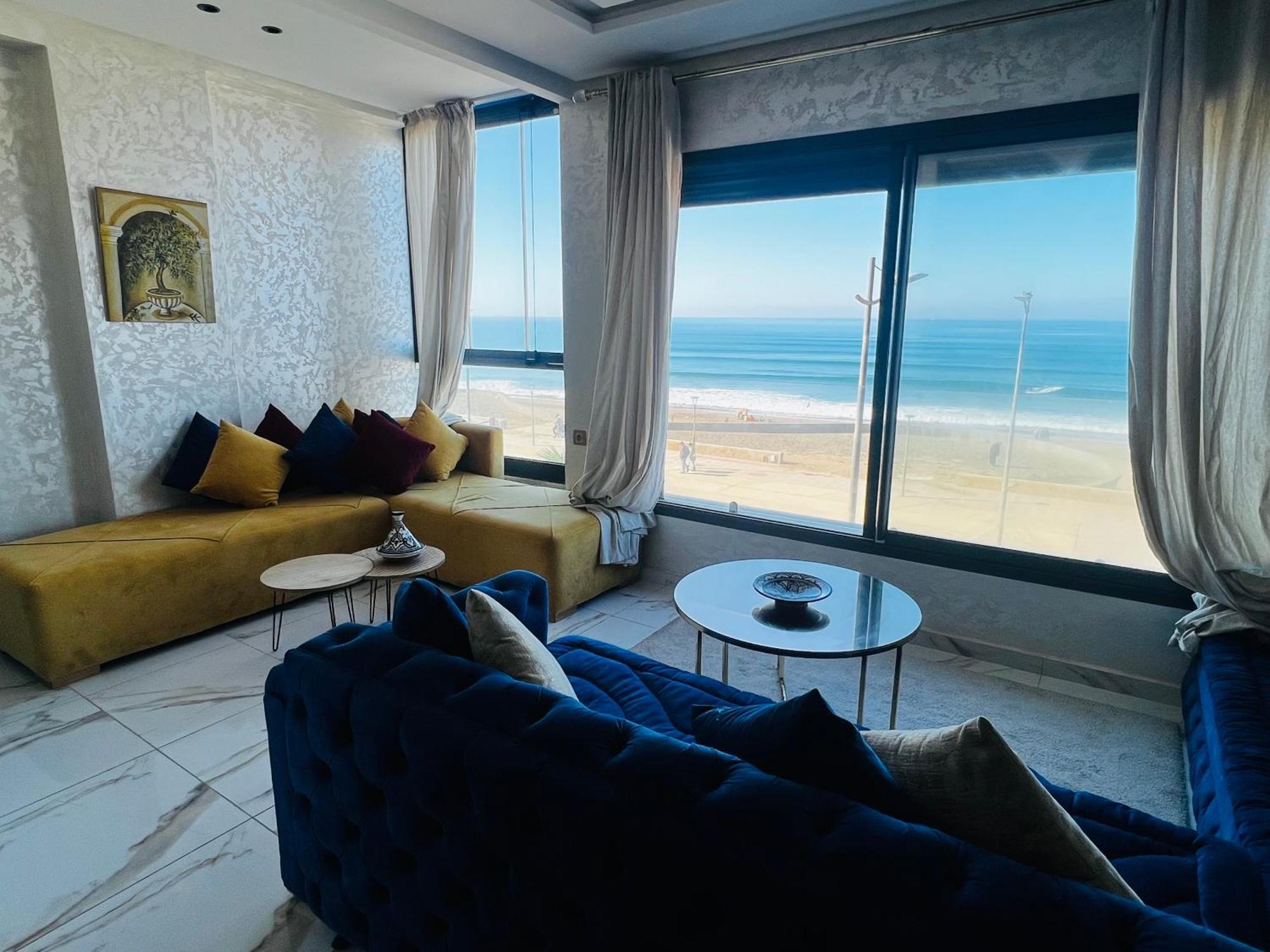 Golden Beach Elegance Sea View & Serenity Kenitra Dış mekan fotoğraf
